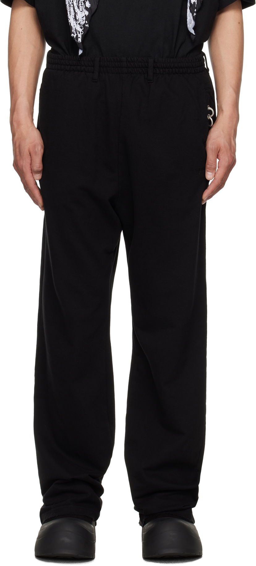 Спортивні штани We11done We11done Piercing Sweatpants чорний | WD-TA1-25-712-U-BK