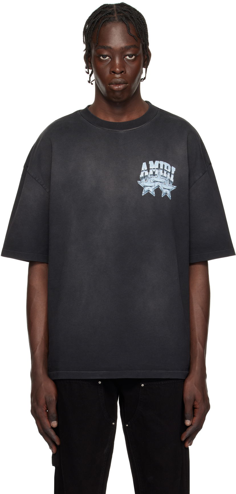 Футболка AMIRI Championship Graphic Print Cotton T-Shirt чорний | AMJYTE1139