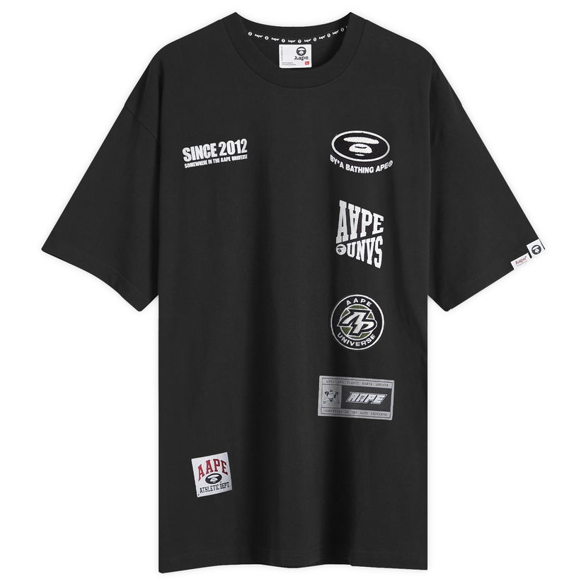 Футболка AAPE by A Bathing Ape AAPE Ice Hockey Graphic T-Shirt, Size Large чорний | AAPTEM1566XXNBKX