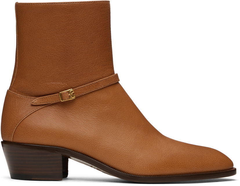 Догляд за взуттям Valentino Valentino Garavani Pat Ankle Boots Коричневий | 6Y2S0J27DQX