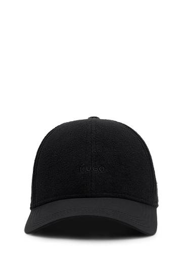 Кепка BOSS HUGO Fleece Cap with Embroidered Logo чорний | 50550600, 0