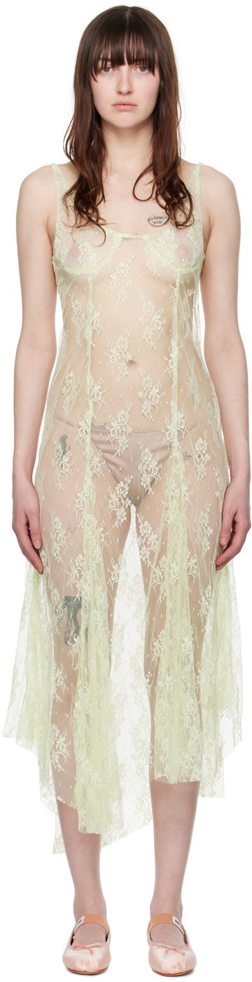 плаття Collina Strada Collina Strada Pamela Lace Midi Dress Зелений | XX4029