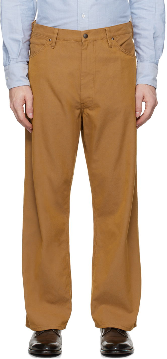 Штани BEAMS BEAMS PLUS Painter Trousers Коричневий | 3824-0250-791