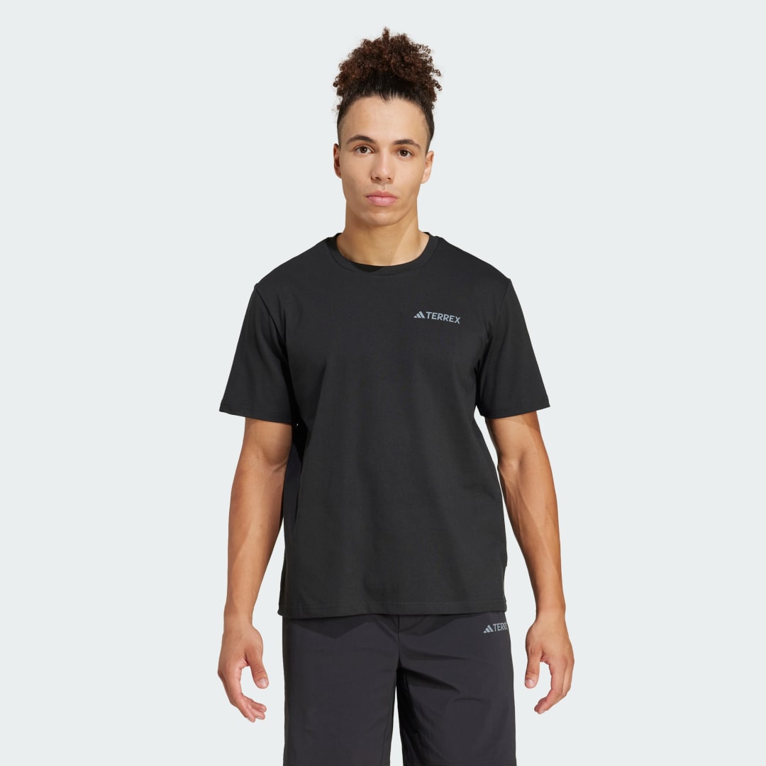 Футболка adidas Performance Polygiene Graphic Tee чорний | JI8328, 0