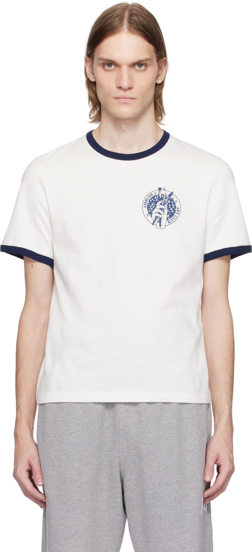 Футболка Ambush AMBUSH 'Art Club' T-Shirt білий | 12115326