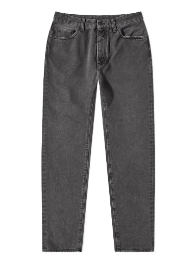 Джинси Palm Angels Curved Back Logo Jean чорний | PMYA012C99DEN0011001