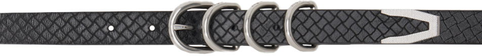Ремені rag & bone Spire Leather Belt чорний | WJW24FB1027EM27, 0