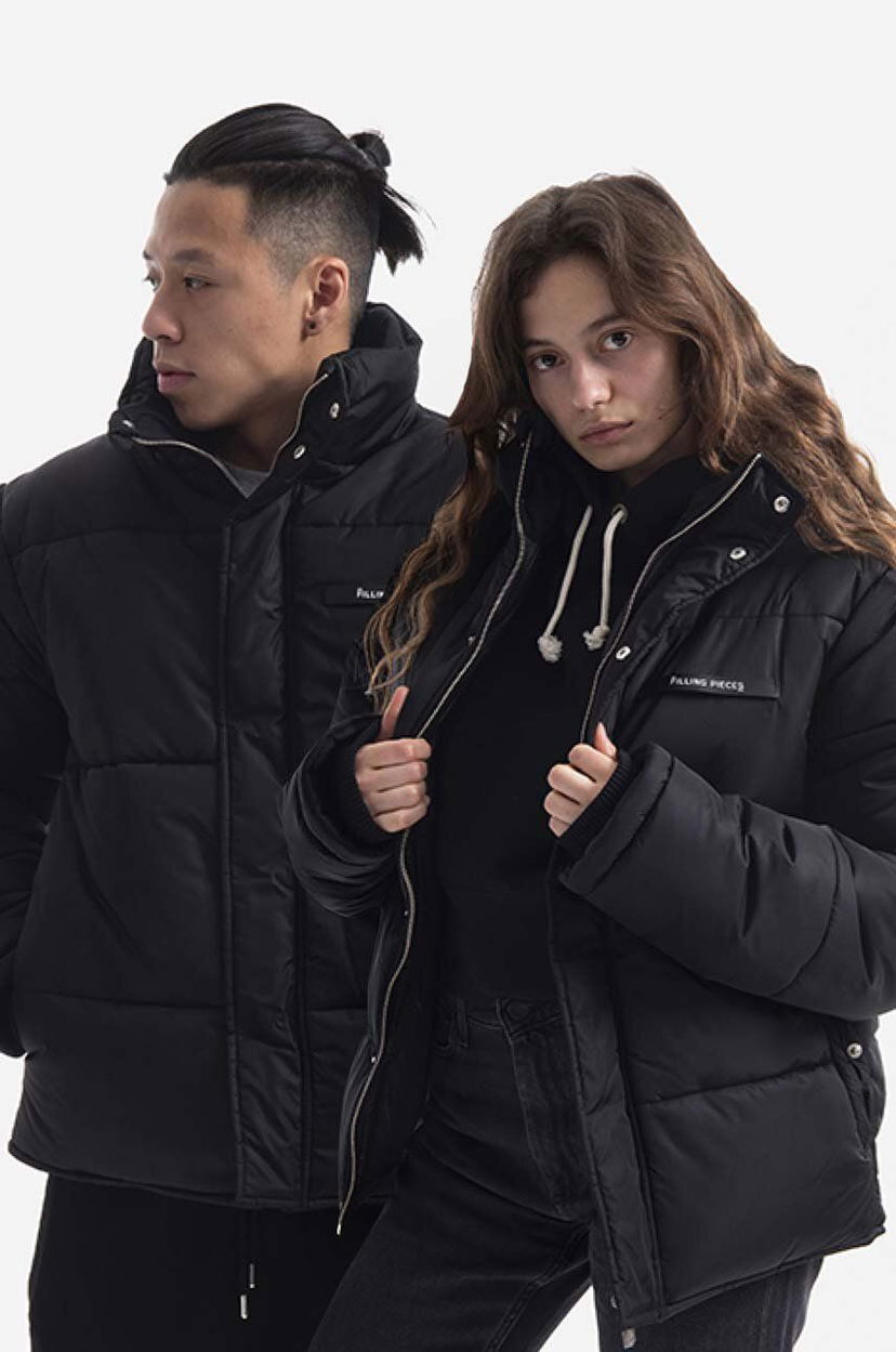 Куртка бомбер Filling Pieces Pieces Bomber Jacket чорний | 8622201861