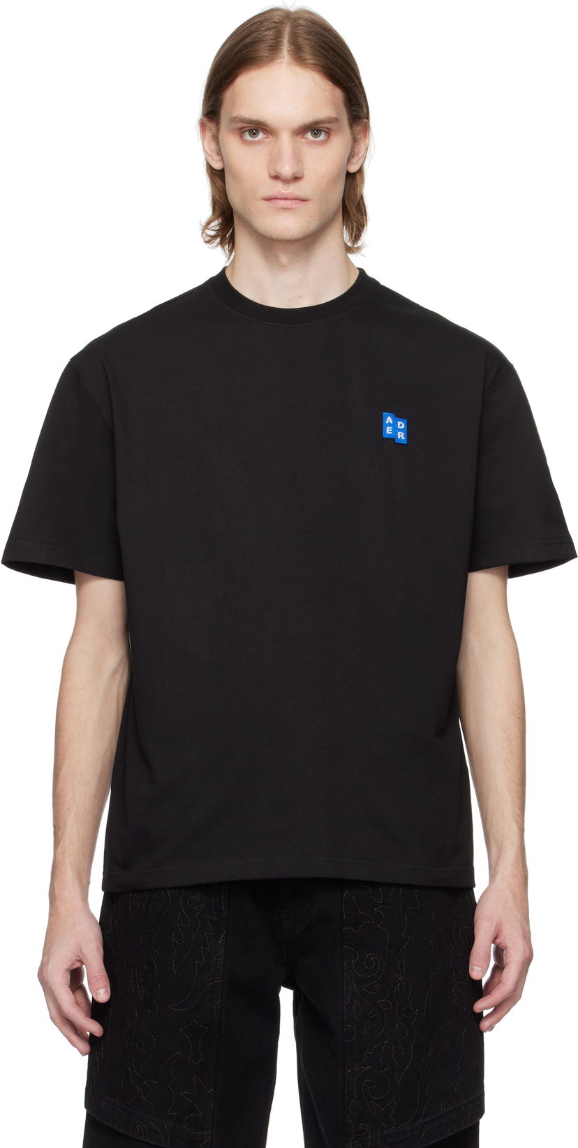 Футболка ADER ERROR ADER error Sig TRS Tag 01 T-Shirt чорний | BO42FYTS0101BK