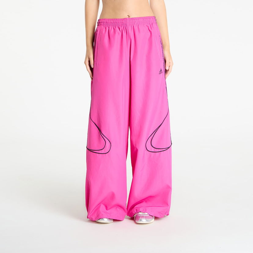 Штани adidas Originals Teamgeist Adicolor Oversized Woven Track Pants Рожевий | JV7481
