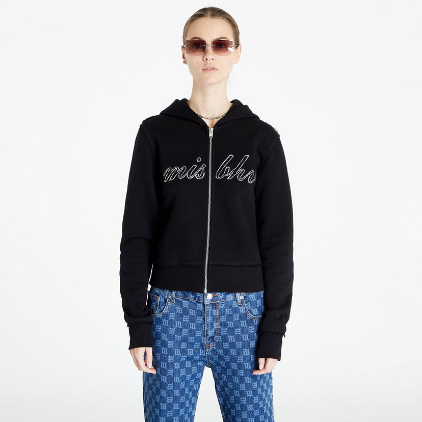 Світшоти MISBHV Crystal Zipped Hoodie чорний | 240W201