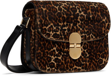 Сумка A.P.C. Small Grace Leopard Print Crossbody Bag Коричневий | PXCAU-F61413, 1