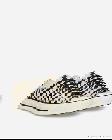 Кросівки та взуття Converse Chuck 70 Glow-In-The-Dark Zebra Print бежевий | A13438C, 2