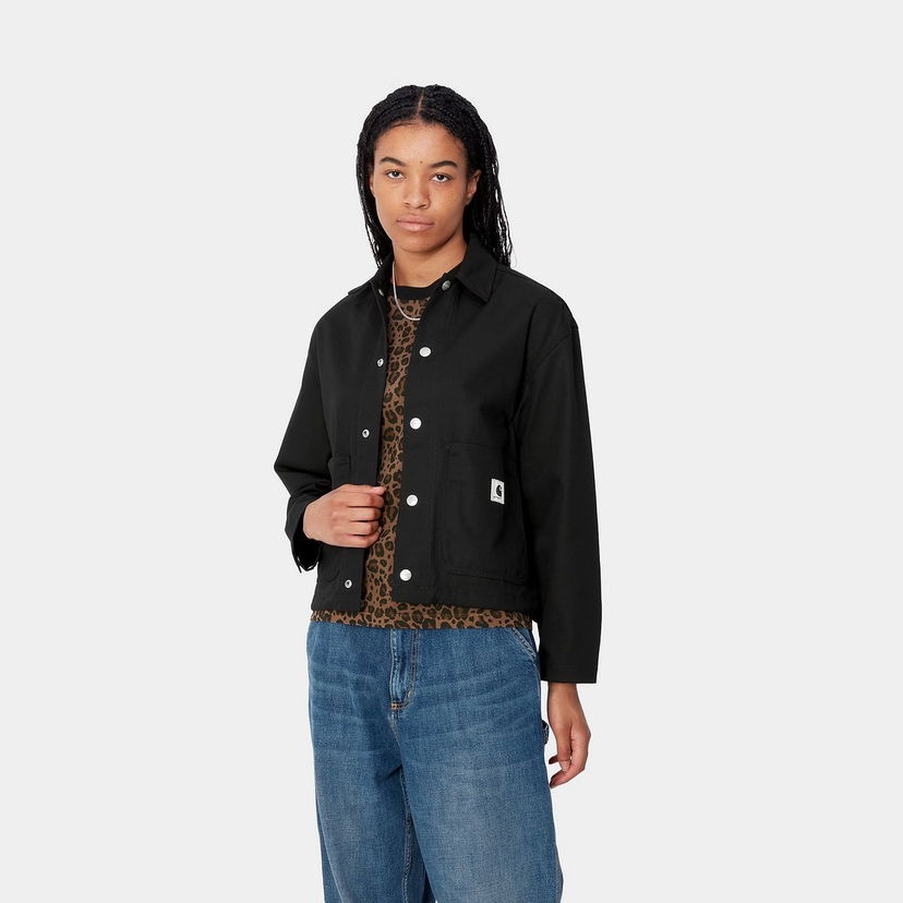 Куртка Carhartt WIP Simple Black Shirt Jacket чорний | I033776_9