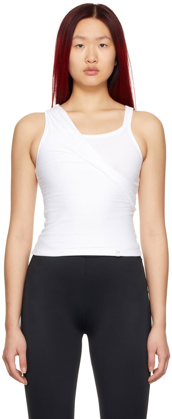 Безрукавка 1017 ALYX 9SM Twist Detail Tank Top білий | AAWSH0147FA02.S22