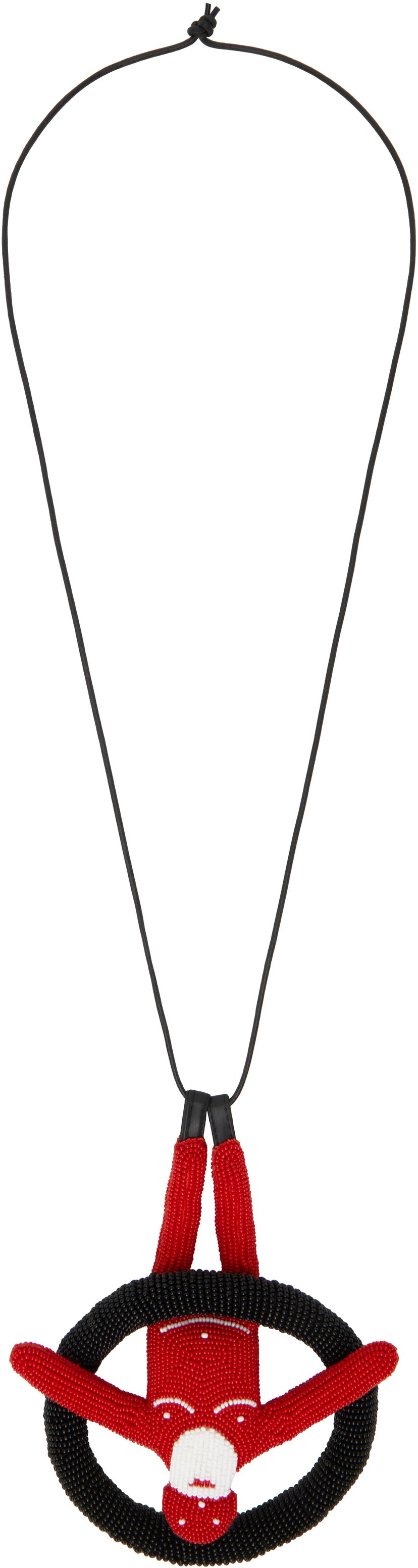 Кольє Walter Van Beirendonck Beaded Necklace Червоний | 9033