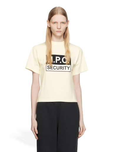 Футболка HERON PRESTON 'H.P.C. Security' T-Shirt білий | HWAA032F23JER0060410