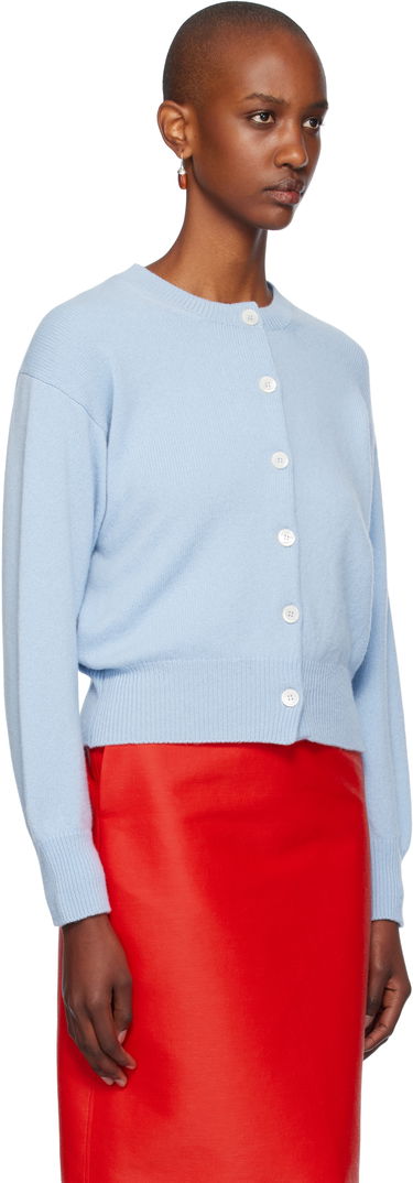 Cветр &Daughter Crewneck Cardigan Сірий | HKN03901, 4