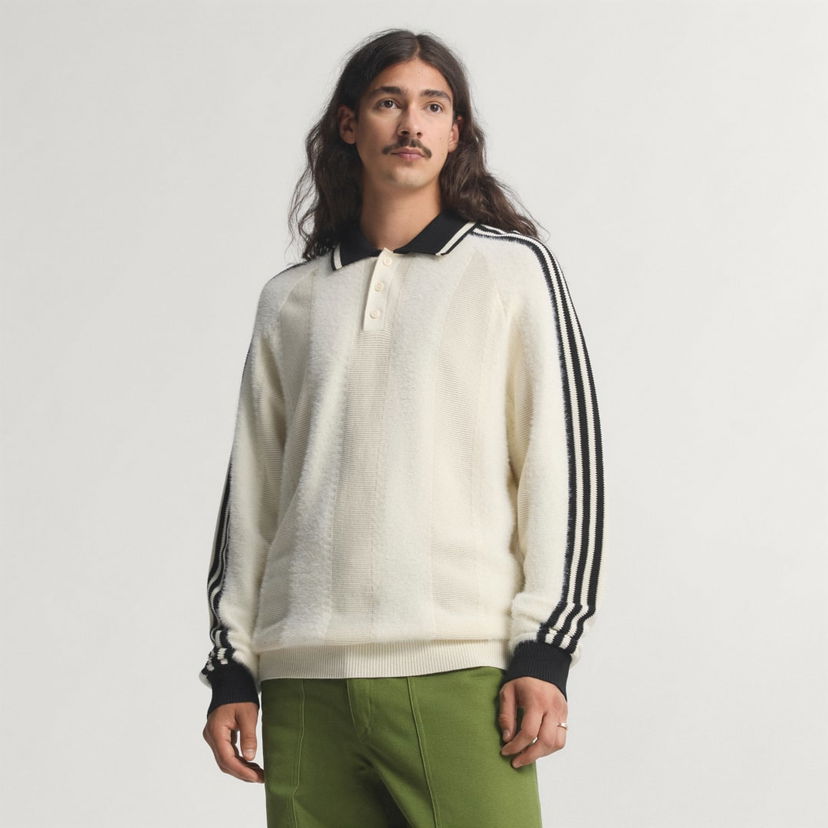 Сорочка поло adidas Performance Knitted Polo Shirt білий | JX3836