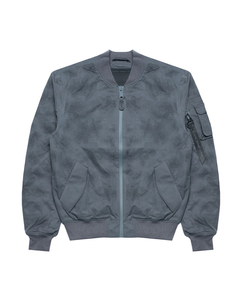 Куртка бомбер Alpha Industries Alpha Industries Laser Cut Bomber Jacket Сірий | 756121-747