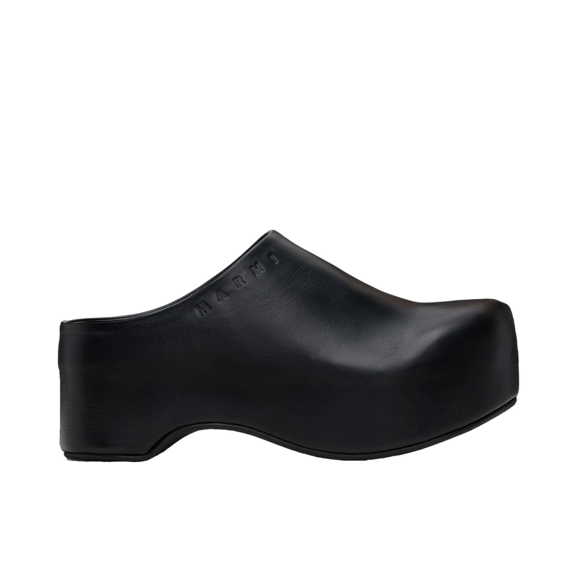 Кросівки та взуття Marni Chunky Sabot Clog Loafers чорний | SBMS009704 P3628
