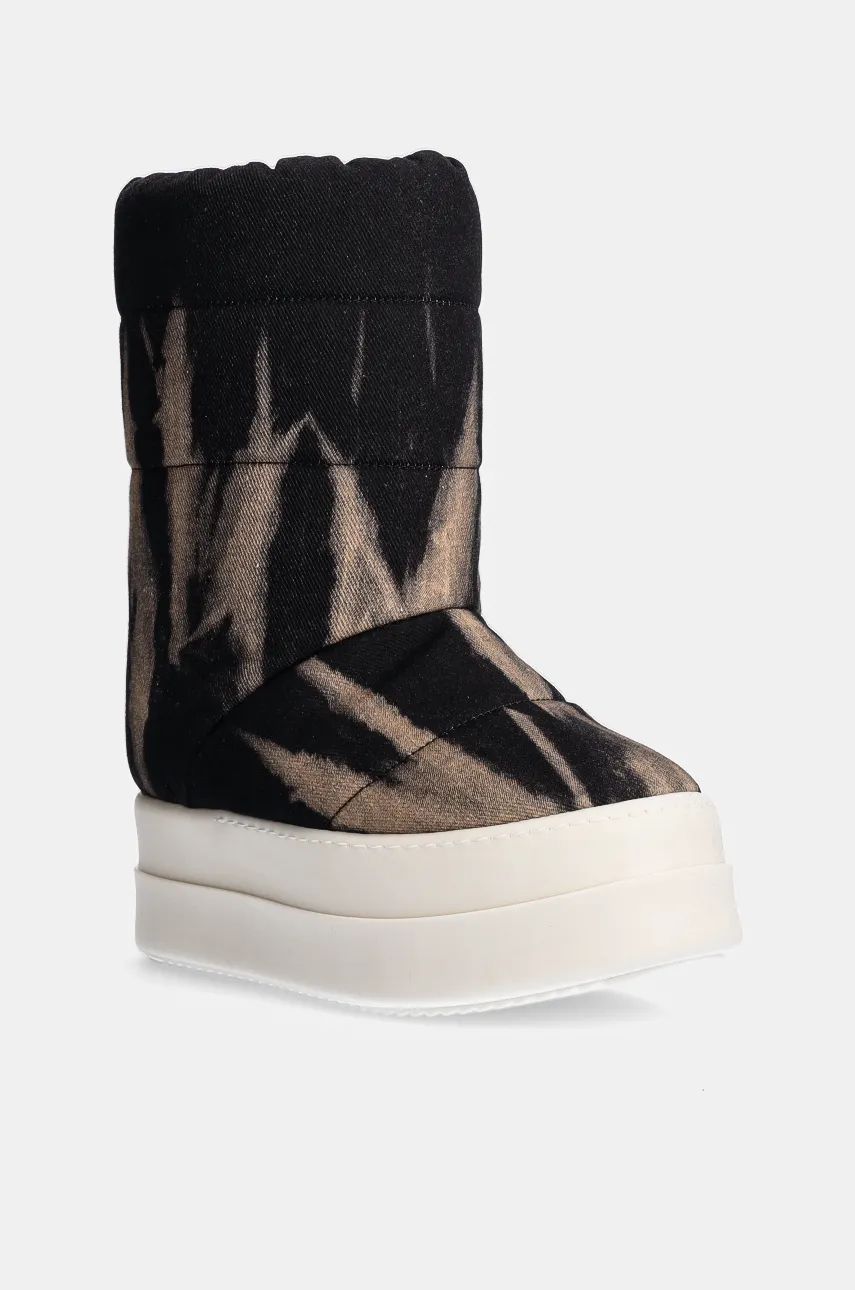 Кросівки та взуття Rick Owens Mega Bumper Lunar Boots чорний | DS02D2838.DBSUPA, 0
