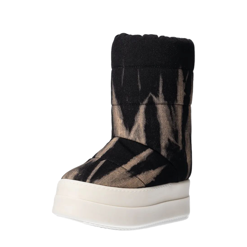 Кросівки та взуття Rick Owens Mega Bumper Lunar Boots чорний | DS02D2838.DBSUPA