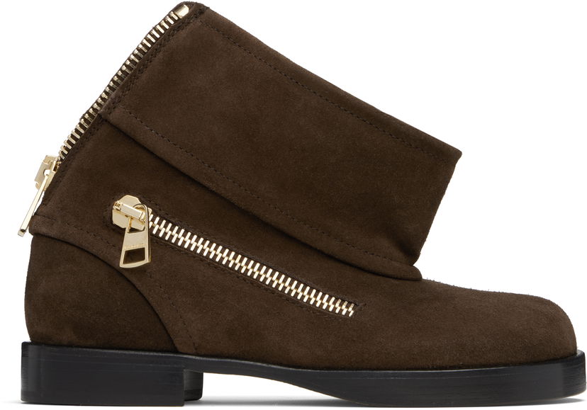 Одяг JW Anderson JW Anderson Suede Biker Boots Коричневий | BT0102-LA0240