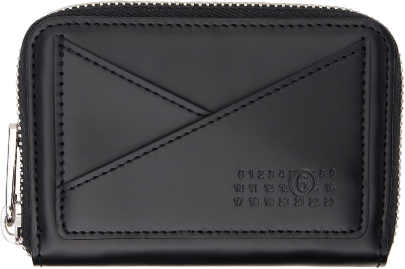 Гаманець Maison Margiela MM6 Maison Margiela Triangle Zip Around Wallet чорний | SA6UI0016 P7183