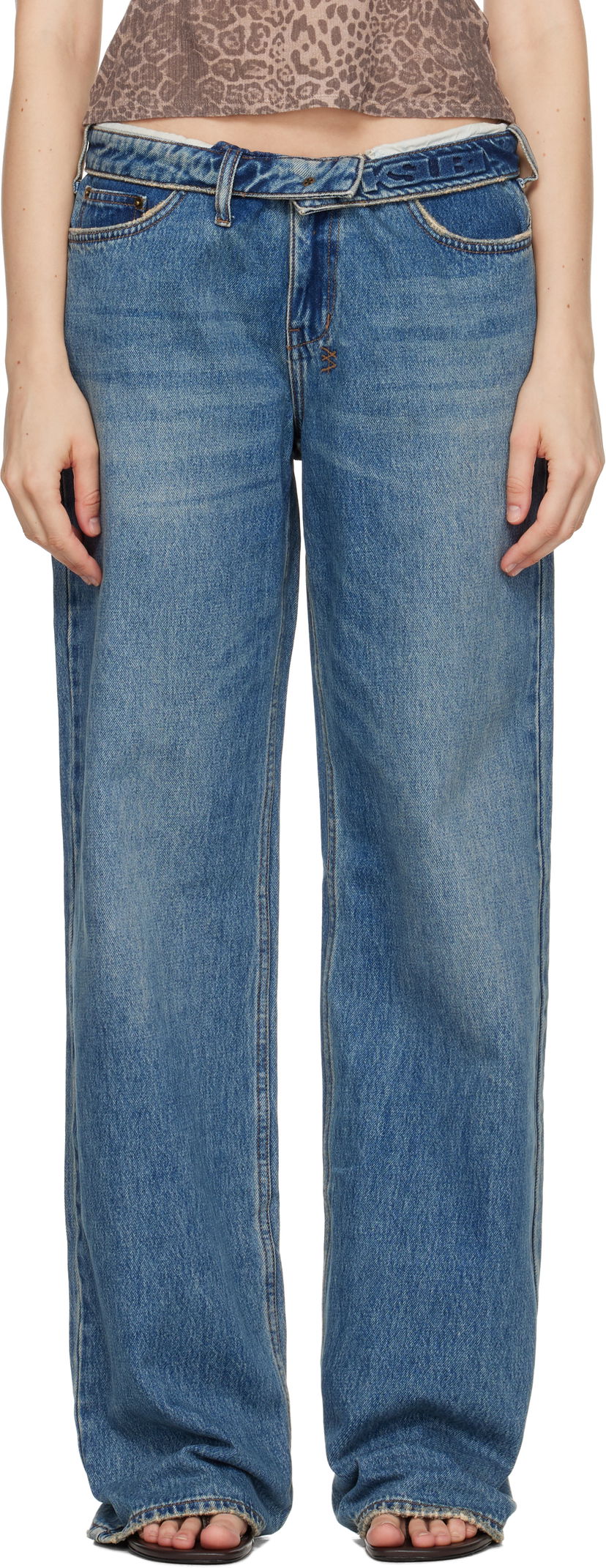 Джинси Ksubi Low Rider Flip Jeans Синій | WPF25DJ014