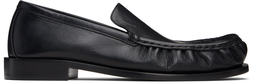Кросівки та взуття Dries Van Noten Dries Van Noten Leather Loafers чорний | 252-021723-195