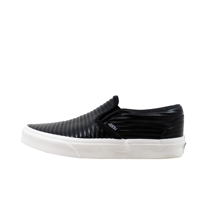Кросівки та взуття Vans Classic Slip-On Moto Leather чорний | VN0A38F7OGG
