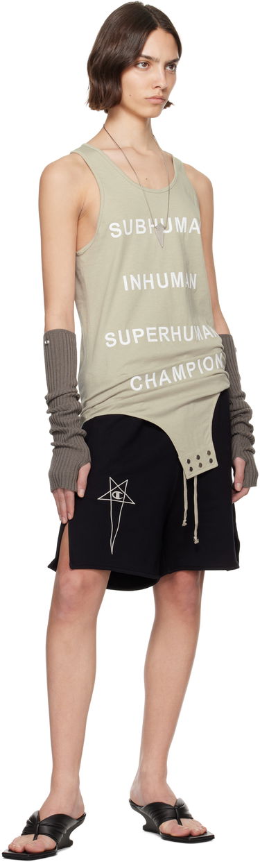Безрукавка Rick Owens Rick Owens Champion Edition Basketball Tank Top Зелений | CW01E1678 CHJG, 3