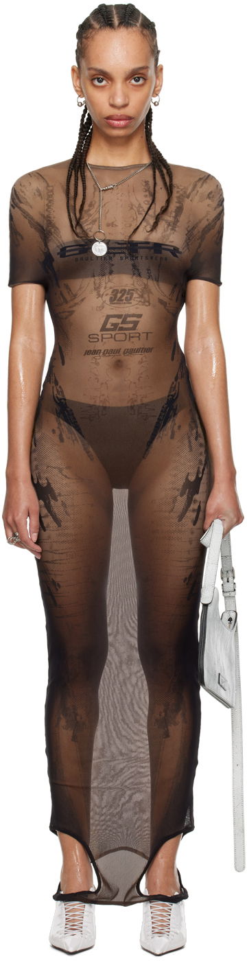 плаття Jean Paul Gaultier Shayne Oliver Edition Maxi Dress чорний | 24/27-F-RO183-T550-6700