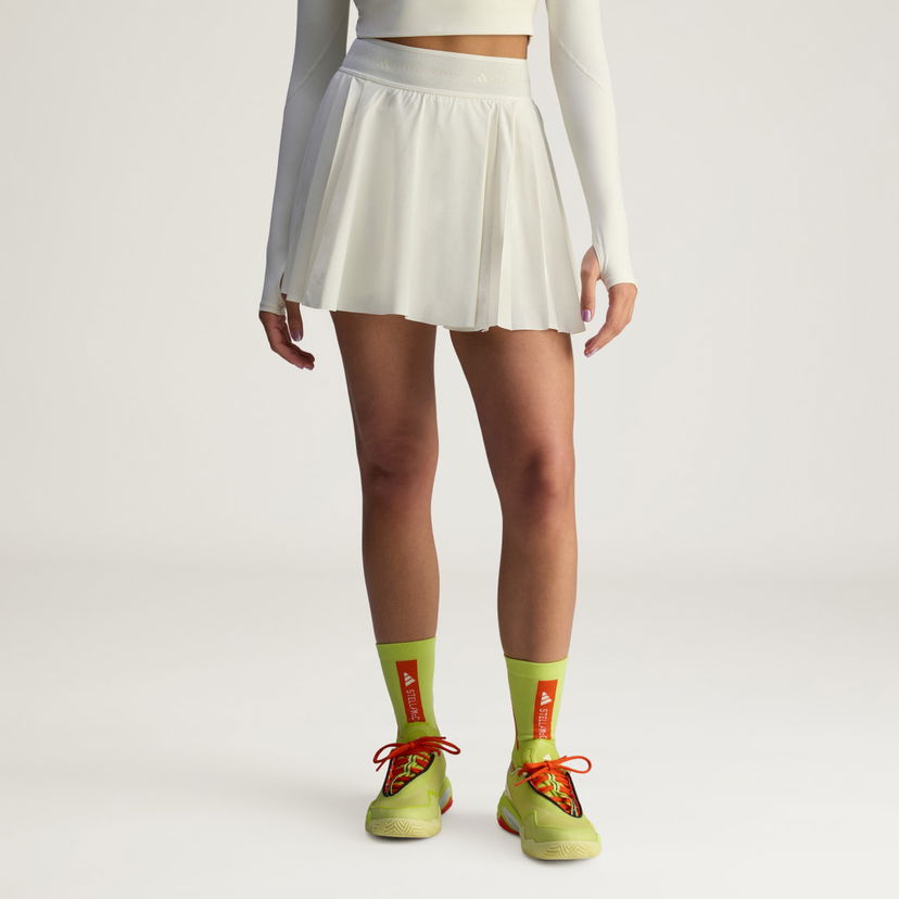 Спідниця adidas Performance Stella McCartney Pleated Training Skort білий | JW4573