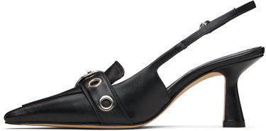 Ювелірні вироби Aeyde Aeyde Tara Eyelet Slingback Kitten Heels чорний | A11-PU-VDHS75ST179-SS25-800-007, 2