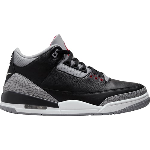 Кросівки та взуття Jordan Air Jordan 3 Retro Black Fire Red Cement Grey чорний | DN3707