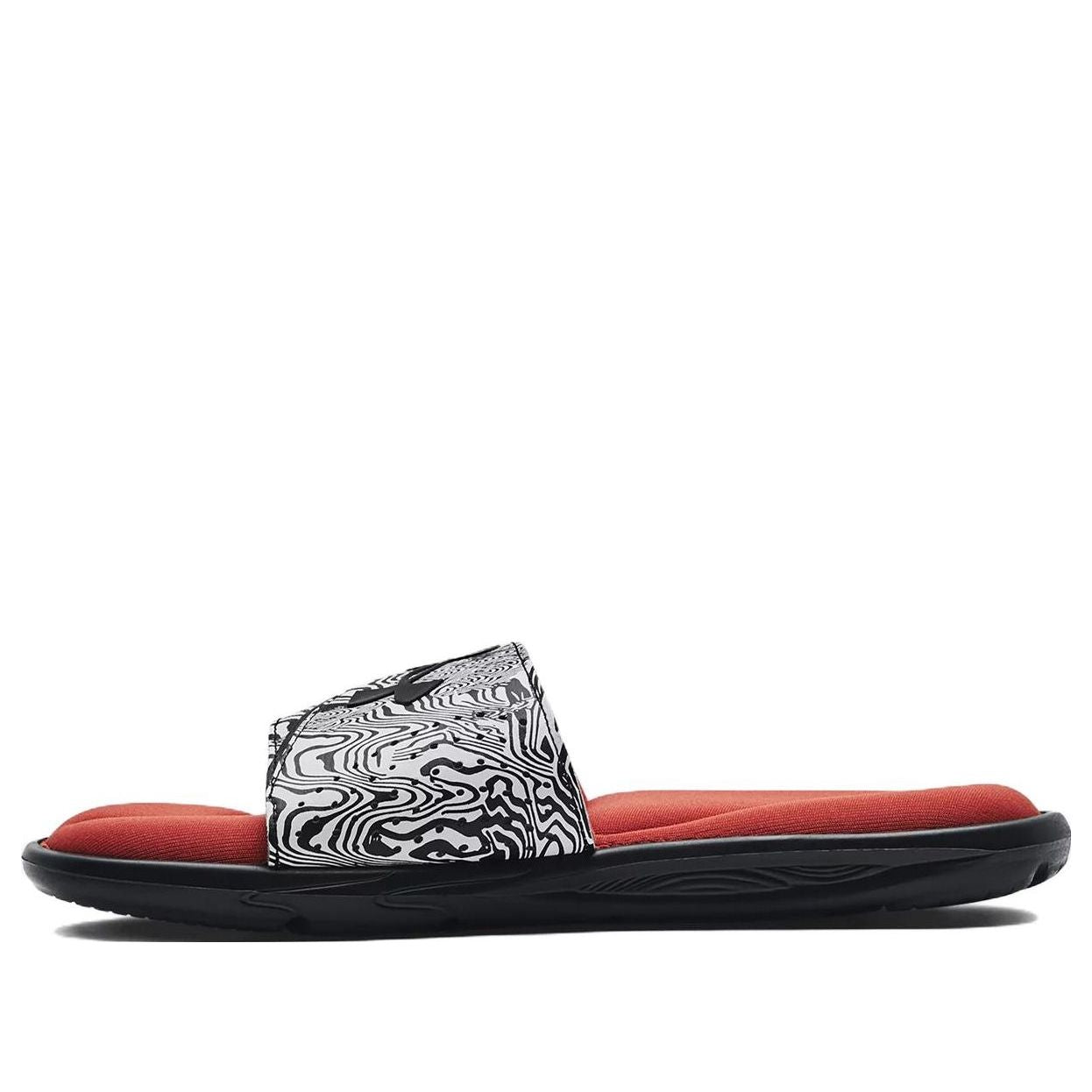 Кросівки та взуття Under Armour Ignite 6 Graphic Strap Slides чорний | 3024450-006, 0