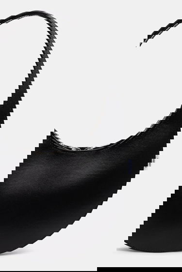 Сумочка Coperni Soft Swipe Crescent Bag чорний | COPBA108F6066, 2