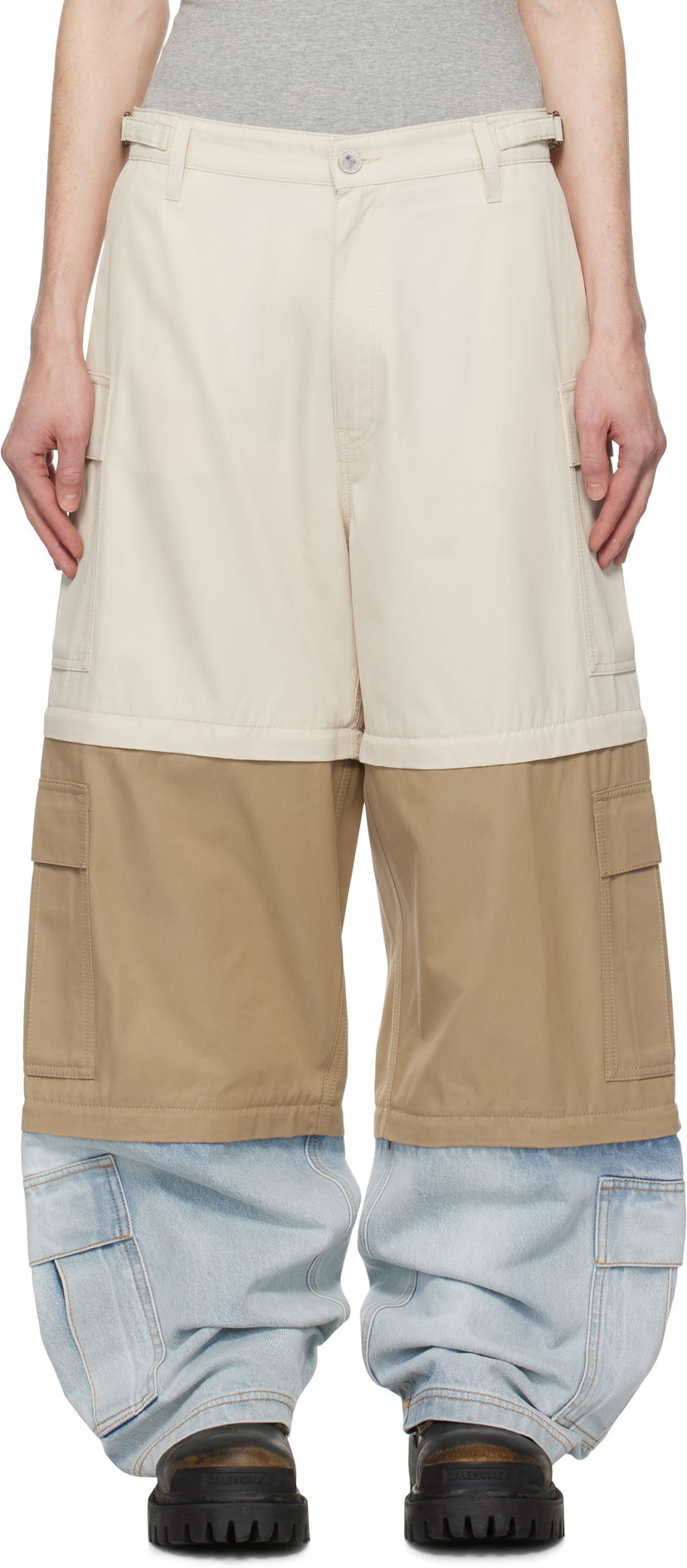 Штани карго VETEMENTS Vetements Deconstructed Triple Cargo Pants Різнокольоровий | UA66PA510S