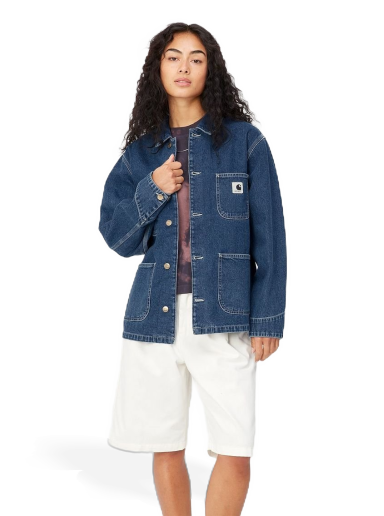 Пальто Carhartt WIP OG Michigan Coat "Blue stone washed" темно-синій | I031923_01_06