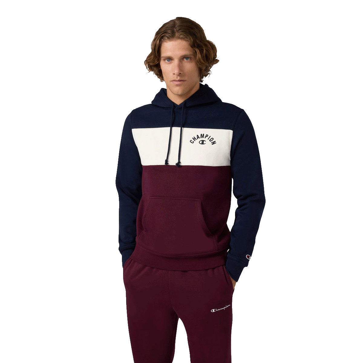 Спортивний костюм Champion Color Block Hoodie and Joggers Set with Logo Різнокольоровий | 221742-BS501, 0