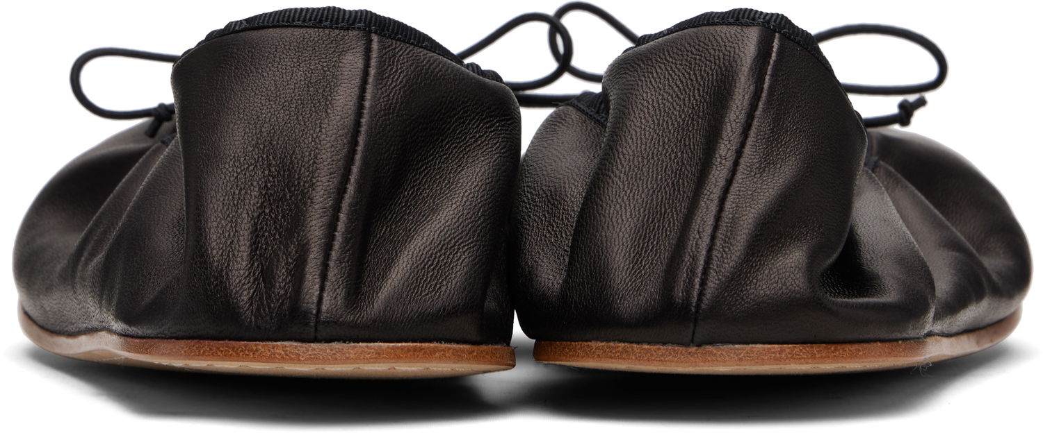 Кросівки та взуття The Row The Row Round Ballerina Flats чорний | F1637-N66, 1