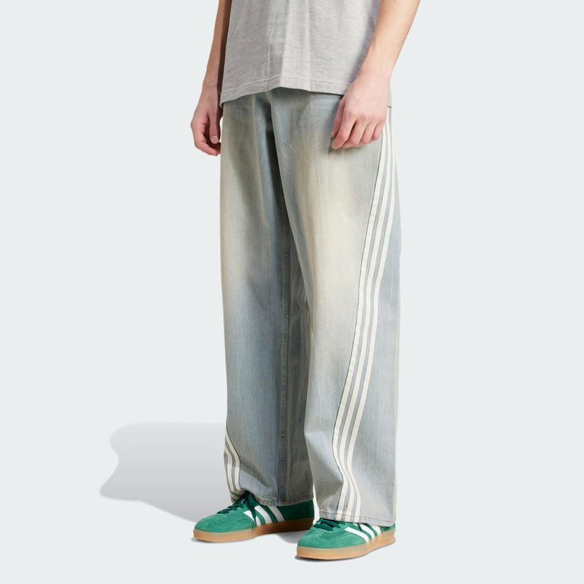 Штани adidas Performance Adilenium Season 3 Loose Fit Denim Pants Синій | JY6292