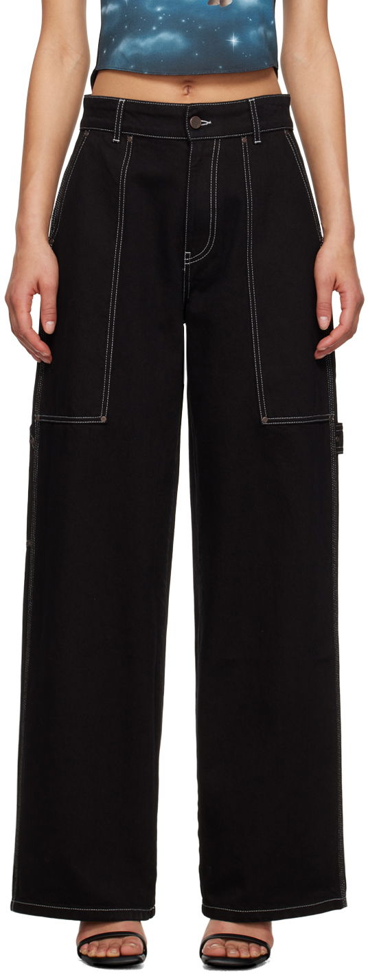 Штани карго Stella McCartney Workwear Jeans чорний | 6D01503SPH21