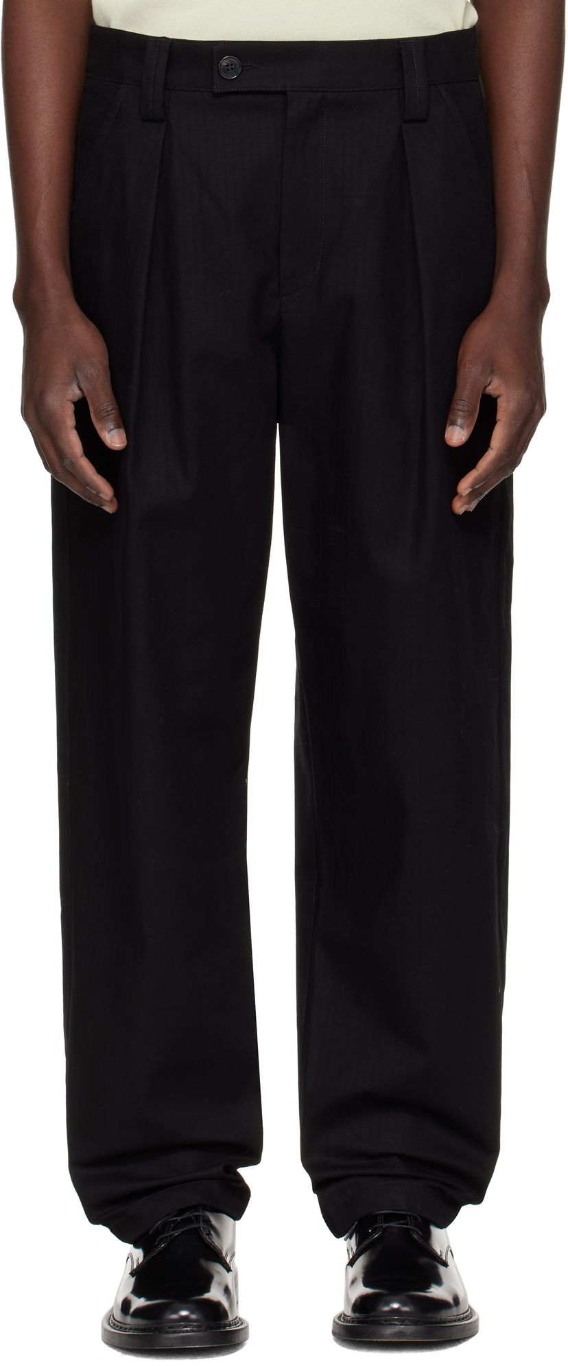 Штани A.P.C. A.P.C. Renato Pleated Trousers чорний | COHHW-H08428