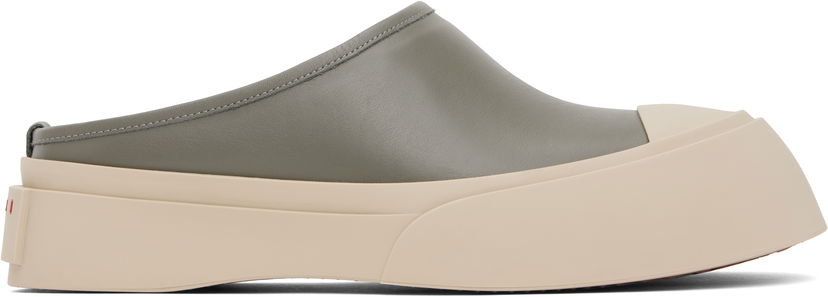Догляд за взуттям Marni Marni Pablo Sabot Slip-On Loafers Зелений | SNZU017302 P7226