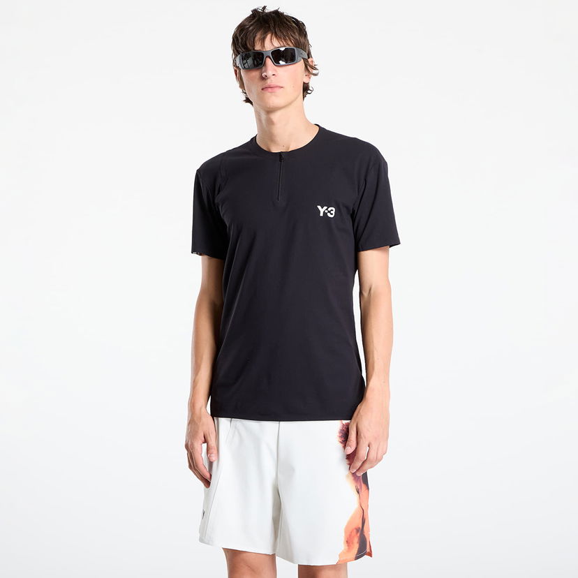 Футболка Y-3 Y-3 Zip Tee чорний | JY6946