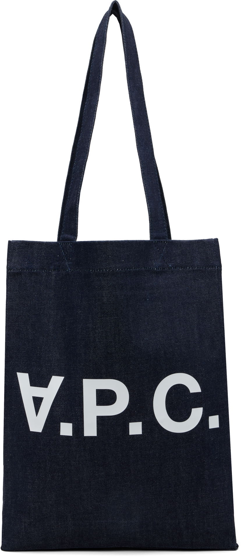 сумка-тоут A.P.C. A.P.C. Laure Denim Tote Bag темно-синій | COHIZ-M61445