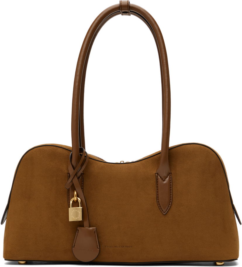 Сумочка Stella McCartney Stella McCartney Ryder Suede Shoulder Bag Коричневий | 7B0138WP0554